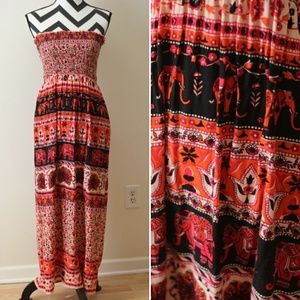 Angie| Boho Elephant Dress